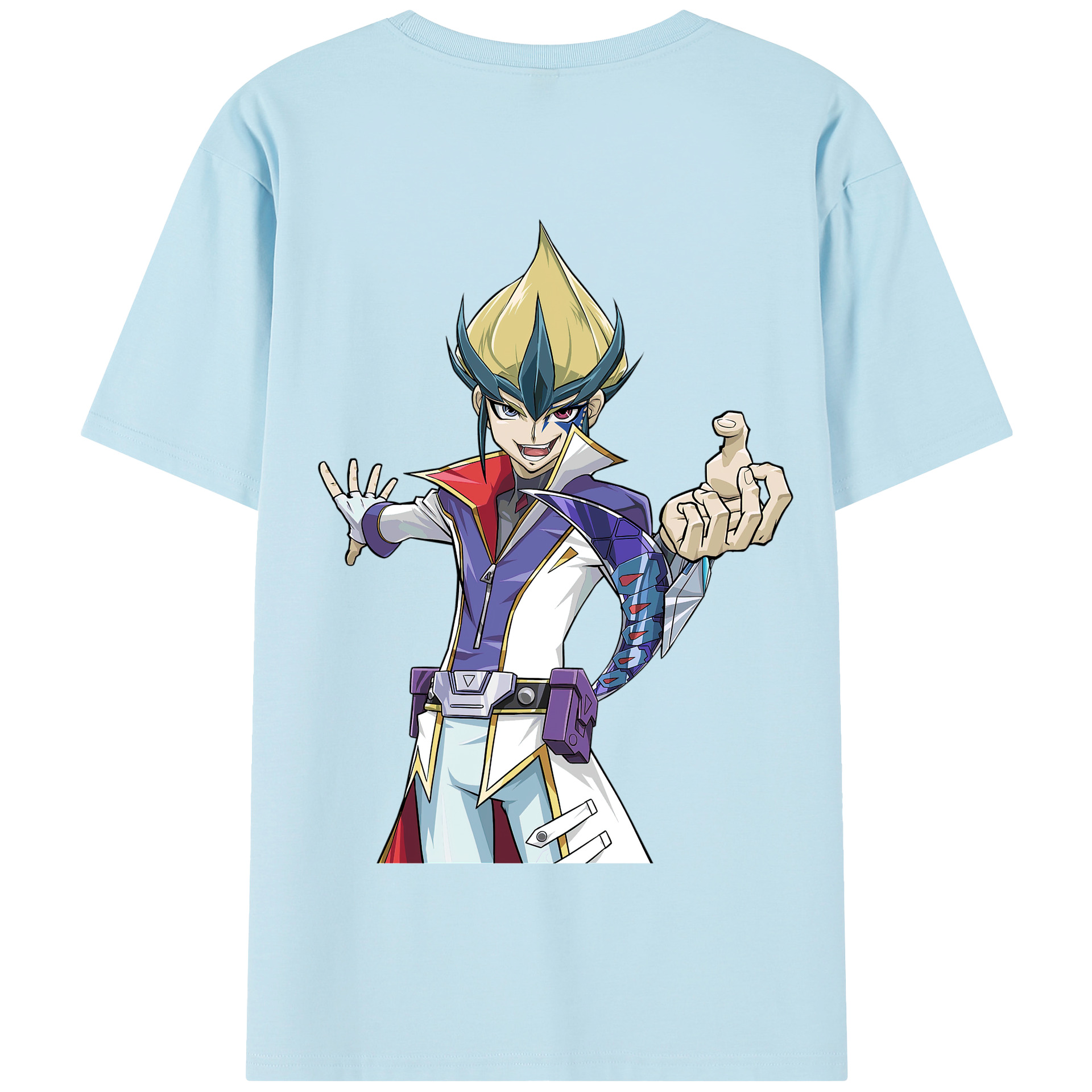 （画像用） 遊☆戯☆王 Yu-Gi-Oh! 綿100％半袖Tシャツ（背面プリント）